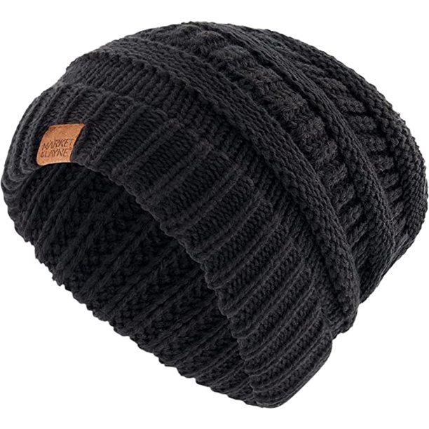 Market & Layne Beanie Gorro Negro Market & Layne Gorro