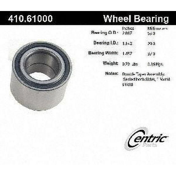 Centric C-Tek Bearing Set Fits select: 2000-2008 FORD FOCUS