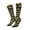 1 Black, variant on Women Crew Soft Moisture-wicking Socks Cactus Farmland Pattern Design Cotton Socks, One Size fit All