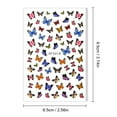 thumbnail image 4 of Nail Sticker with Butterfly Patterns for Nail Art Decoration DIY Decals Manicure Set for Women & Kids, 4 of 5