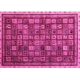 thumbnail image 1 of Ahgly Company Indoor Rectangle Oriental Pink Modern Area Rugs, 8' x 10', 1 of 4