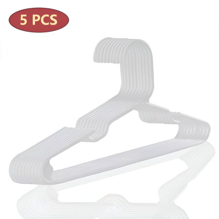 LAMIRO 50/100x Child Clothes Hangers Plastic Children Cloth Hanger Toddler Infant Baby