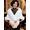 White, variant on Women’s Faux Mink Fur Shawl Wrap, Luxury Fluffy Faux Fox Fur Trim Cape, Warm Formal Evening Stole for Wedding Cheongsam Party