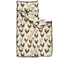 thumbnail image 2 of Rooster and Name Beige Pattern Teens Toddler Nap Mat with Pillow, Sleeping Mat Bag for Preschool Daycare 51"x22", 2 of 6