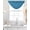 Wave Blue, variant on Pink Sheer Waterfall Valance Curtains for Window, Farmhouse Pink Decor Rod Pocket Sheer Topper Swag Curtains for Living Room, Kitchen 38.5"W x 47.2"L, 1 Panel