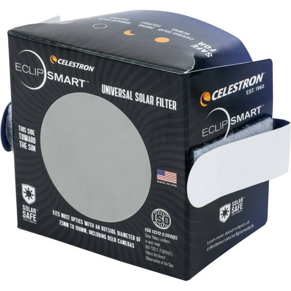 Celestron EclipSmart Universal Solar Filter for Optics 75 to 100mm
