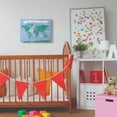 thumbnail image 3 of The Kids Room by Stupell Kids World Map Colorful Nursery Design Canvas Wall Art by Daphne Polselli, 3 of 3