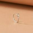 thumbnail image 4 of K-KED 50Pcs Fake Nose Ring C-Shape Septum Non Piercing Lip Ring Helix Earring Clip 20G-Black, 4 of 7