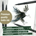 thumbnail image 3 of Faber-Castell PITT 4 Piece Black Artist Pen Set, 3 of 5