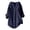 Blue, variant on Womens Tops Casual, Casual Long Sleeve Button Down Shirt Solid Open Front Cardigan Blouse For Everyday Wear Red XL