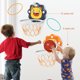 thumbnail image 3 of Bewildely Juego de baloncesto para niños, juego de cesta ajustable, juguetes de tiro para niños de interior, baloncesto colgante para niños. Juguetes LM709 Naranja de puntuación, 3 of 6