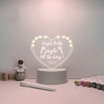thumbnail image 4 of Lámpara de dormitorio LED Luz de tablero de mensajes de acrílico regrabable DIY para accesorios para el hogar JShteea Para estrenar, 4 of 7