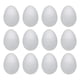 thumbnail image 1 of Huevos de Pascua Pintables Versátiles Suaves Blancos Sin Terminar Artesanía de Huevos de Espuma Manualidades 12 piezas de 12 cm, 1 of 9