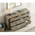 thumbnail image 4 of Wide Dresser with 7 Drawers, Large Dresser TV Stand for Living Room Kids Room, Grey, 4 of 7