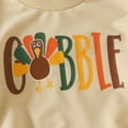 thumbnail image 5 of XXWXYD Girls' Thanksgiving Sweatshirt - Cute Toddler Girls' Long Sleeve Color Block Turkey Print Pullover Sweatshirt for Fall Winter, Oversized Crewneck Kids' Outfit, 5 of 7