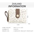 thumbnail image 3 of Cartera de gato kawaii para mujeres y niñas, con cremallera y tarjetero con hebilla y ranuras para tarjetas de identificación (marrón), 3 of 4