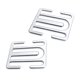 thumbnail image 3 of Ajustador de cinturón de seguridad de metal Accesorio de vehículo Fácil instalación Clips de cinturón de seguridad plata brillante Cola Clips de cinturón de seguridad, 3 of 8