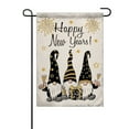 thumbnail image 6 of Happy New Year Garden Flags 12x18 Double Sided Burlap, Winter Welcome New Year's Holiday Sign Small Flag Yard Outdoor Decor(A), 6 of 7