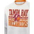 thumbnail image 3 of NFL Tampa Bay Buccaneers Men's Cotton Gray Heather Long Sleeve Crew Fleece Sweatshirt, 3 of 4