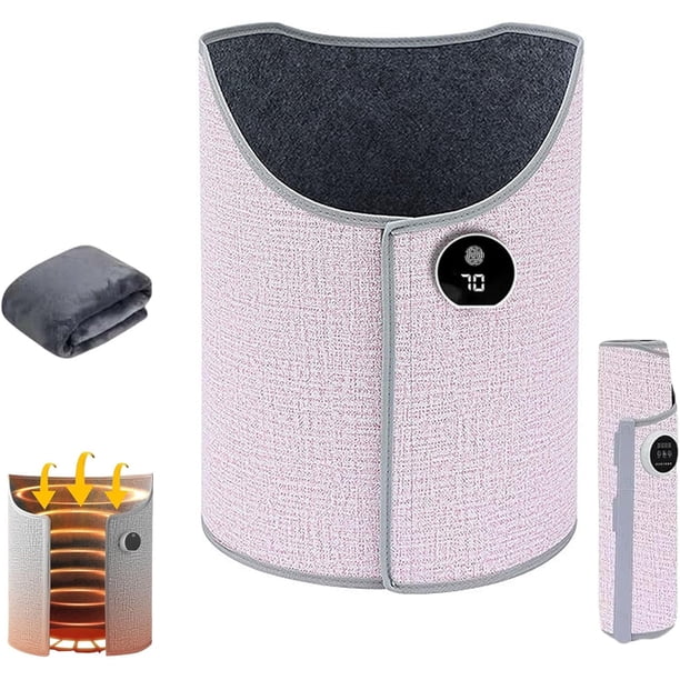 Calentador Plegable para Debajo Del Escritorio con 5 Configuraciones de Temperatura para Oficina, Calentador de Piernas Eléctrico en Gris