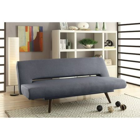 Coaster Minimalist Sofa Bed Grey Flax Fabric