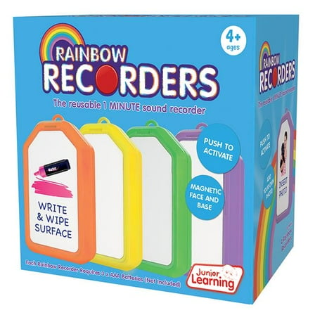 Junior Learning  Rainbow Recorders, Set of 4