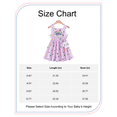 thumbnail image 2 of Little Girls Clothes Little Girls Polka Dots Dress 5T Girls Summer Dress 6Y Girls Sundress Sleeveless Dress with Cute Bag Purple, 2 of 8