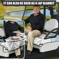 thumbnail image 2 of Yuyamidu Cute Snowman Golf Cart Seat Covers with 4 Front Pockets Christmas Golf Cart Cushion Covers for 2-Person Seats Club Car Seat Towel Blanket, 2 of 7