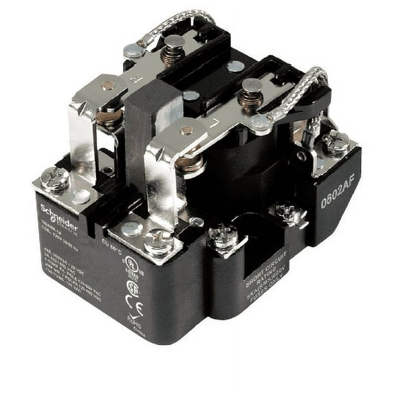 Power relay, SE Relays, SPDT, 40A, 120 VAC, open type, heavy duty - 199AX-4