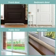 thumbnail image 7 of 3-Feet Door Draft Stopper Seal Weather Stripping, Beige, 7 of 7