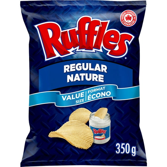Ruffles Regular Potato Chips, 350g