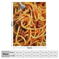 thumbnail image 4 of JEUXUS Tomato Spaghetti Blanket Throw Super Soft and Cozy Blankets for Home Decoration, Couch, Bed, Sofa for Kids for All Seasons, 4 of 6