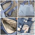 thumbnail image 4 of Bolsos de lona impermeables de nailon para mujer, bolso de hombro, bandolera japonesa para mujer, bolsos cruzados escolares para estudiantes, bolso para niña, 4 of 5