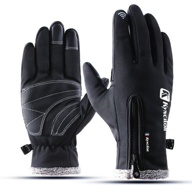 Winter Ski & Snowboard Gloves with Wrist Leashes Waterproof