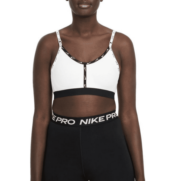 Dri-Fit Indy Logo Cutout Sports Bras Women - White, Black