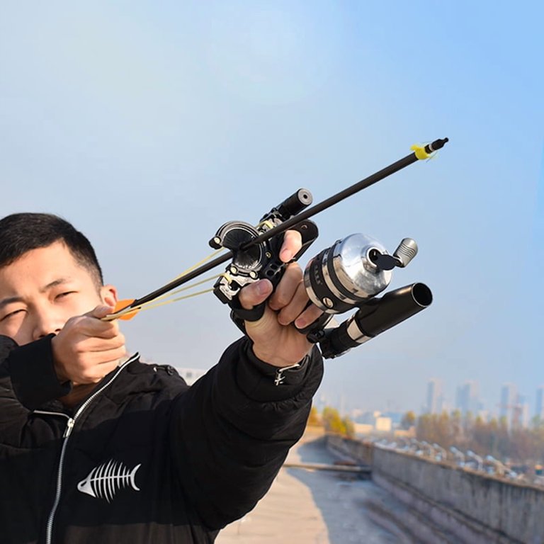 Fishing Slingshot Archery with Arrows for Hunting, Sling Shot for