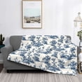 thumbnail image 2 of Fotbe Vintage Floral 1 Manta de Franela con Estampado, Manta Ultrasuave para Cama, Sofá, Auto, Hipoalergénica y Antibolitas-50"x40", 2 of 6