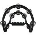 thumbnail image 1 of Tambourin Compact Double Demi-Lune Percussion Tamborine, 1 of 8