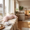 thumbnail image 7 of Pea Pod Body Pillow, S-Shaped Cooling Full Body Pillow, Double Wave Curve Support Pillow, Long Bolster Hug Pillow, for Hip, Knee, Back & Leg Support, 7 of 7