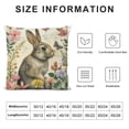 thumbnail image 5 of YINGXI Spring Throw Pillow Covers Spring Decorative Pillows Case Soft Velvet Cushion Covers for Couch Sofa Patio Garden Spring Decor 20x20in, 5 of 5