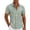 Mint Green@GC@, variant on CONZONE Mens Casual Shirts Short Sleeve Buttons Down Shirts for Men Lapel Graphic Summer Tee Tops