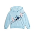 thumbnail image 2 of Disney Lilo & Stitch Fleece Drop Shoulder Pullover Hoodie and Jogger Pants Outfit Set Toddler to Big Kid, 2 of 5