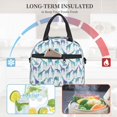 thumbnail image 5 of Goofa Cool Giraffe Pattern Lunch Bag ,Insulated Lunch Box, Small Leakproof Cooler Food Lunch Containers Reusable High Capacity Lunch Tote Bags, 5 of 8