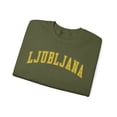 thumbnail image 3 of Ljubljana Sweatshirt Gifts Crew Neck Shirt Long Sleeve Unisex, 3 of 7
