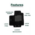 thumbnail image 2 of ecoMats Carpet Floor Mats for 2022 to 2026 Nissan Pathfinder, Front and Rear, Black, 2 of 7