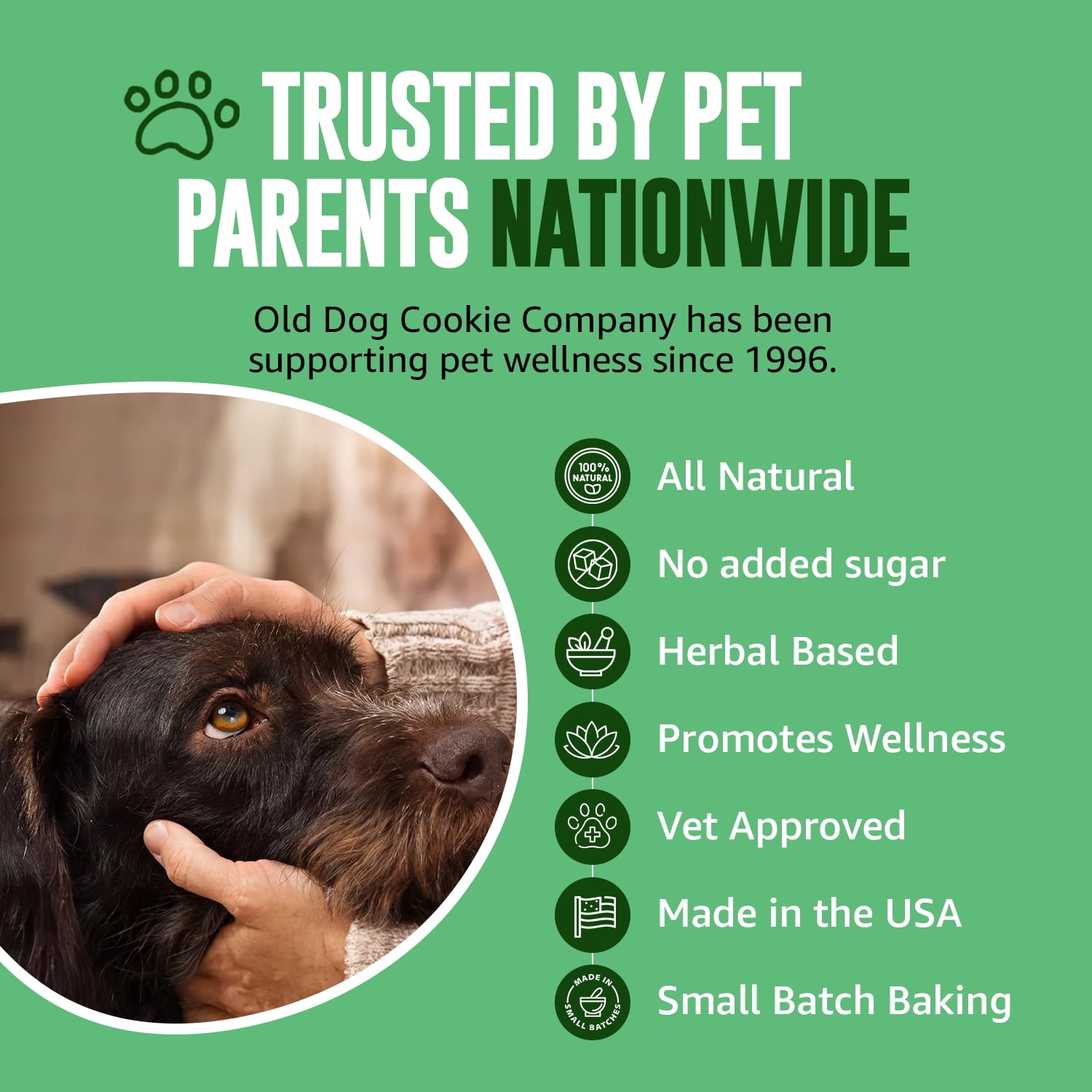 TINY Diabetic Dog Treats 8 oz, 2 Calorie, All Natural, Vet Approved