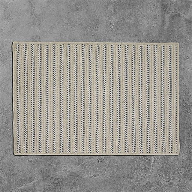 Colonial Mills Rug OO59R036X060S 3 x 5 ft. Sunbrella Booth Bay Braided Rug Cornflower