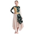 thumbnail image 1 of Freebily Robe de Danse pour Filles Manches Longues Imprimé Camouflage Robe Maxi de Culte Tunique Lituricale Beige 12, 1 of 8