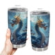 thumbnail image 4 of Taza de viaje Oasisdream, vaso de acero inoxidable, 600 ml, con tapa, 4 of 6
