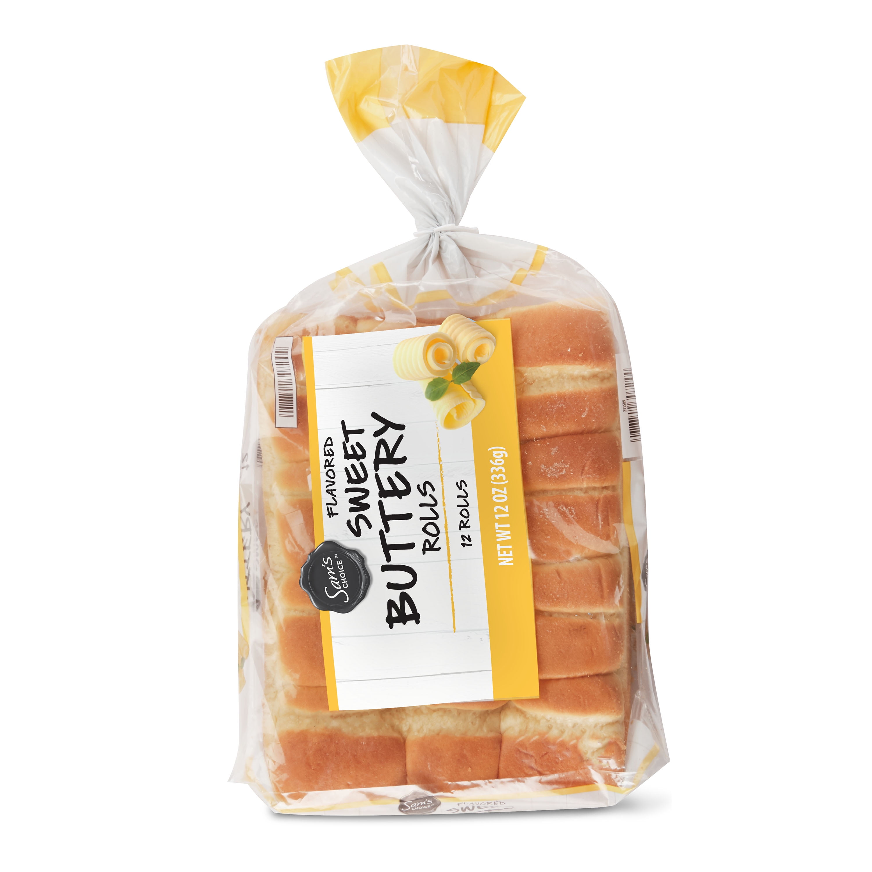 Sam's Choice Sweet Buttery Rolls, 12 Oz, 12 Count